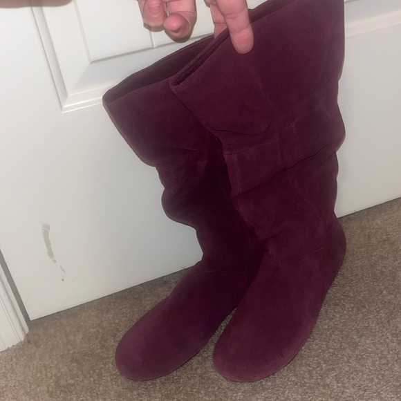 Nine West “Patrick21” Mid-Calf Suede Boots - Picture 1 of 6